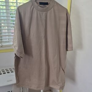 Essentials Beige Short Sleeve Tee